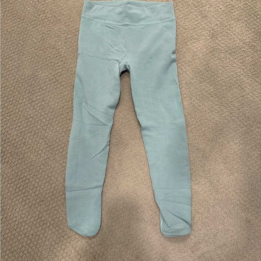 Gymshark Light Blue Textured Leggings